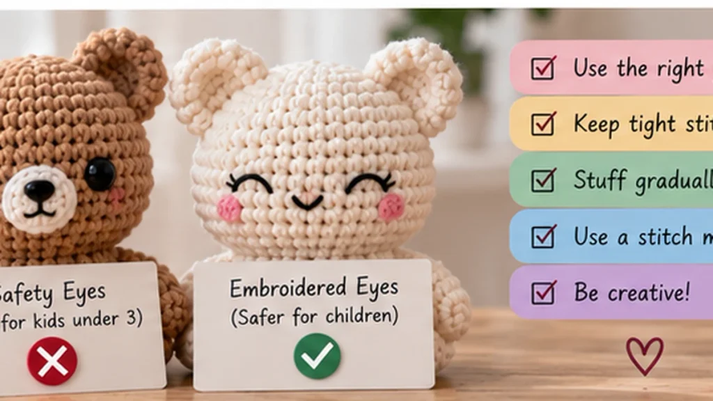 Amigurumi safety tips and beginner crochet advice